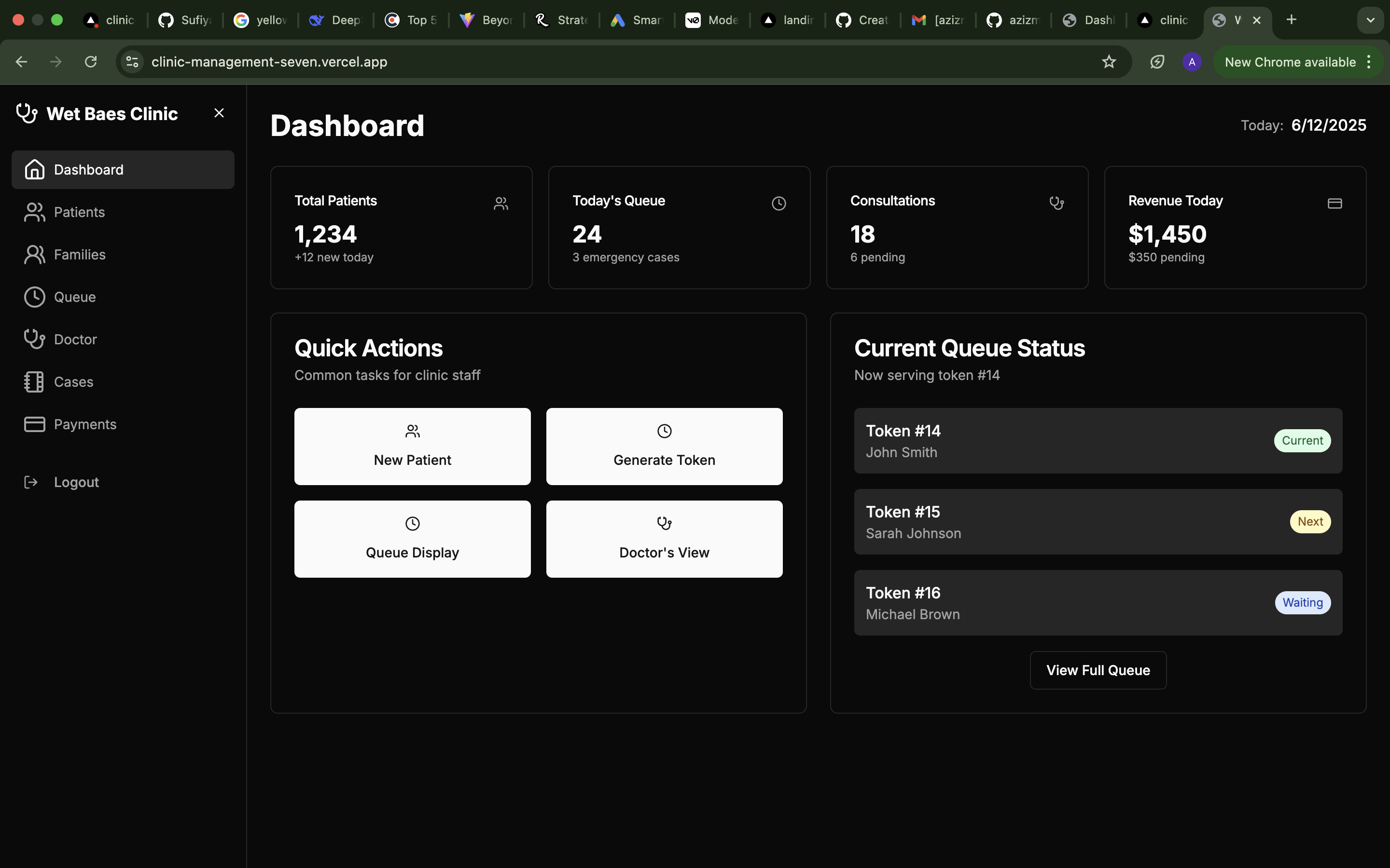 Dashboard Overview